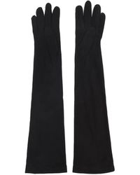 Giorgio Armani - Long Suede Gloves - Lyst