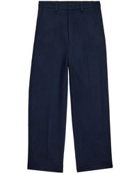 Ami Paris - Straight-Leg Tailored Trousers - Lyst