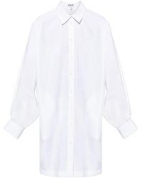 Loewe - Mini Shirt Dress - Lyst