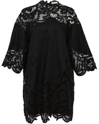 Ulla Johnson - Lace-Insert Linen Top - Lyst