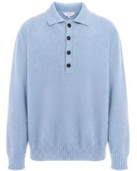 Malo - Cashmere Button-Up Polo - Lyst