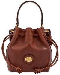 The Bridge - Leather Bucket Bag - Lyst