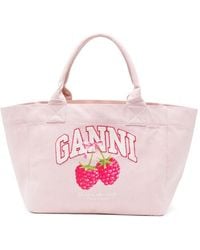 Ganni - Medium Tote Bag - Lyst