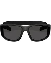 Prada Linea Rossa - Gafas de sol con montura rectangular - Lyst