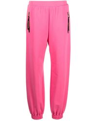 Moschino - Logo-lettering Jersey Track Pants - Lyst