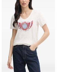 Mos Mosh - Romi Embellished Graphic-Print T-Shirt - Lyst