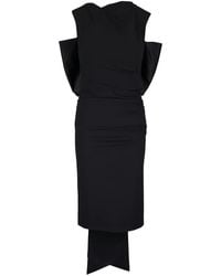 Dorothee Schumacher - Bow-Embellished Midi Dress - Lyst