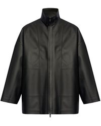 Fear Of God - High-neck Faux-leather Jacket - Lyst