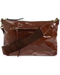 Isabel Marant - Nessah Leren Tas Met Ritssluiting - Lyst