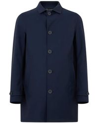 Herno - Single-Breasted Rain Coat - Lyst