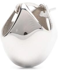 KHAITE - Small Lotus Polished Earrings - Lyst