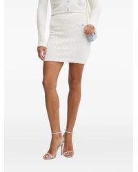 Guess - Minifalda Con Botones De Perlas - Lyst