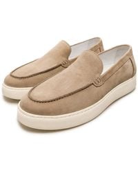 Poche Paris - Suede Slip-On Loafers - Lyst