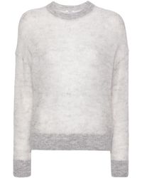 Peserico - Mélange Open-knit Jumper - Lyst