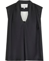Loulou de Saison - Sade V-Neck Sleeveless Top - Lyst