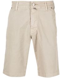 Hombre Ropa de Pantalones cortos de Bermudas Bermudas con parche del logo Jacob Cohen de Algodón de color Verde para hombre 