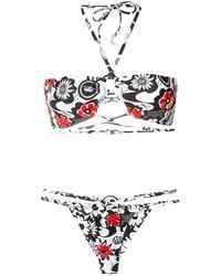 Amir Slama - Floral-Print Bikini Set - Lyst