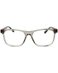 Versace - Lunettes De Vue À Monture Rectangulaire - Lyst
