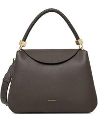 Coccinelle - Medium Tiggy Braided-Handle Leather Tote Bag - Lyst