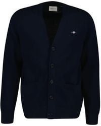 GANT - Buttoned Cardigan - Lyst
