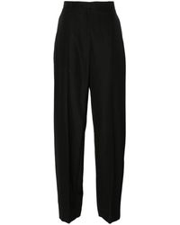 Alexander Wang - Slit-detail Tapered Trousers - Lyst
