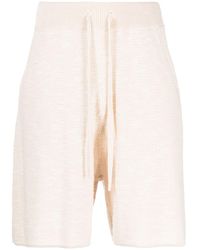 FIVE CM - Knitted Cotton Track Shorts - Lyst