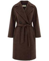 Weekend by Maxmara - Belted Double-Breasted Coat - Lyst