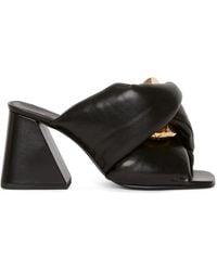 JW Anderson - チェーン ツイスト レザーミュール - Lyst