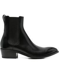 Tom Ford - Burnished Leather Chelsea Boots - Lyst