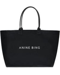 Anine Bing - Leo Coated Canvas Tote - Lyst