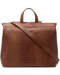 Marsèll - Borso Croc-Embossed Tote Bag - Lyst