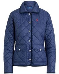 Polo Ralph Lauren - Plumífero Con Logo Bordado - Lyst