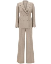 Tagliatore - Traje Con Doble Botonadura Y Rayas Diplomáticas - Lyst