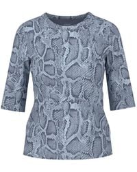 Marc Cain - T-Shirt À Imprimé Peau De Serpent - Lyst