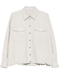 Brunello Cucinelli - Buttoned Flap-Pocket Jacket - Lyst