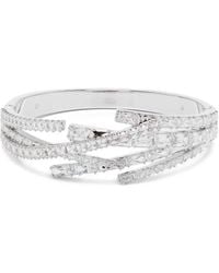 Swarovski - Matrix Vergulde Armband Verfraaid Met Kristallen - Lyst