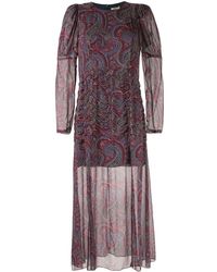 thurley red lace dress
