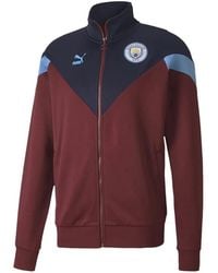 PUMA - Manchester City Zip-Up Sweatshirt - Lyst