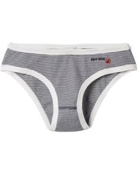 Miu Miu - Petit Bateau X Ribbed Jersey Briefs - Lyst