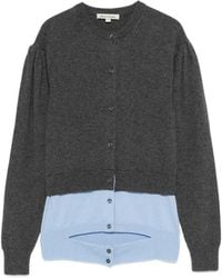 MERYLL ROGGE - Cardigan À Manches Bouffantes - Lyst