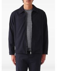 White Sand - Davidzip Collared Overshirt Jacket - Lyst