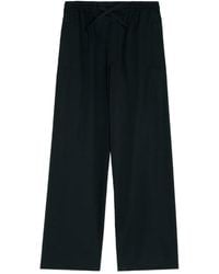 Lemaire - Elasticated-Waist Cotton Straight-Leg Trousers - Lyst