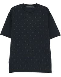KARL LAGERFELD - Monogram-Embroidered Crew-Neck T-Shirt - Lyst