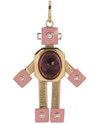 Van Robot - 18K Maxi Bespoke Robot Tourmaline And Diamond Pendant - Lyst
