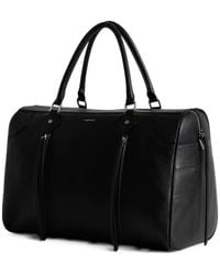 Zadig & Voltaire - Sunny Travel Grained Leather Shoulder Bag - Lyst