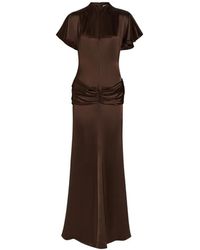De La Vali - Myra Ruffled Maxi Dress - Lyst