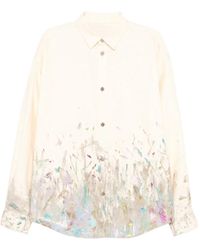 CROQUIS - Camicia Denim Con Stampa - Lyst