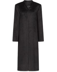 Loulou de Saison - Voss V-Neck Structured-Shoulder Coat - Lyst