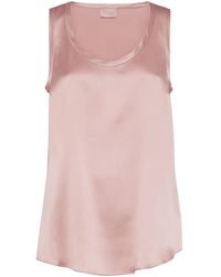 Brunello Cucinelli - Satin Reversible Tank Top - Lyst