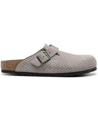 Birkenstock - Boston スエード サンダル - Lyst